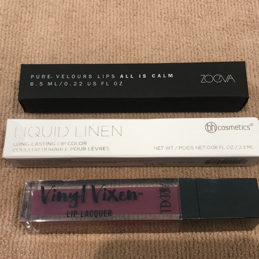 Lipstick Bundle (Ardell, BH Cosmetics, Zoeva)